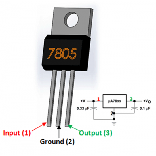 LM7805 Diagram